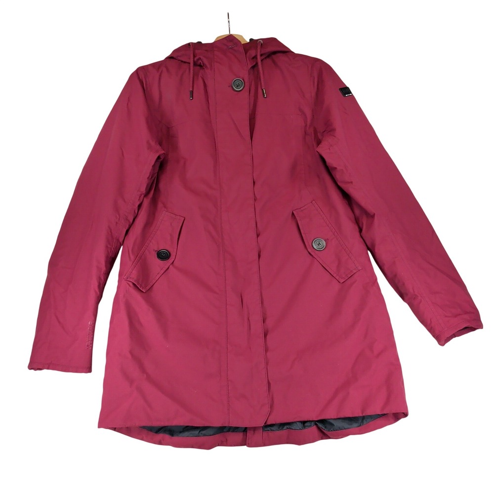 Helly Hansen Ardmore Insulated Parka Jacket Burgundy Red 53126 Women Small